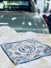 NEW !! Paisley back print hoodie　OWNER