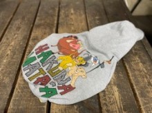 Vintage!! フードボアパーカー　English bulldog 　L