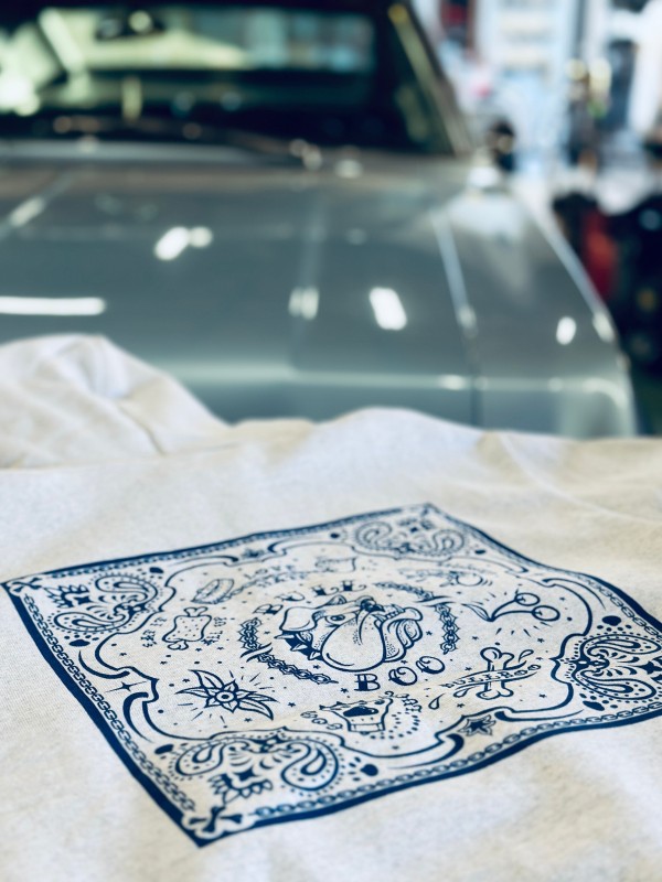 NEW !! Paisley back print hoodie　OWNER