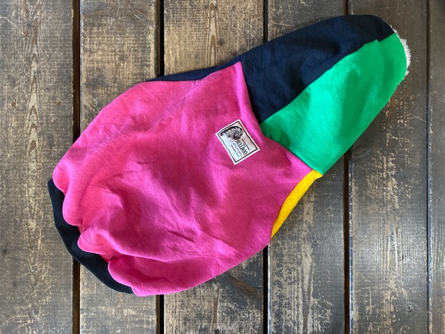 CRAZY Vintage!!　フードボアパーカー English Bulldog5　Lサイズ