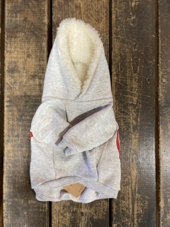 Vintage!! フードボアパーカー　French bulldog6 　XL