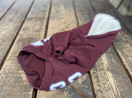 Vintage!! フードボアパーカー　French bulldog　M
