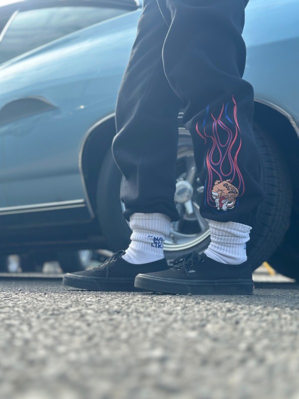 FIRE Pinstripe BULLDOG Owner's sweatpants