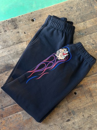 FIRE Pinstripe BULLDOG Owner's sweatpants