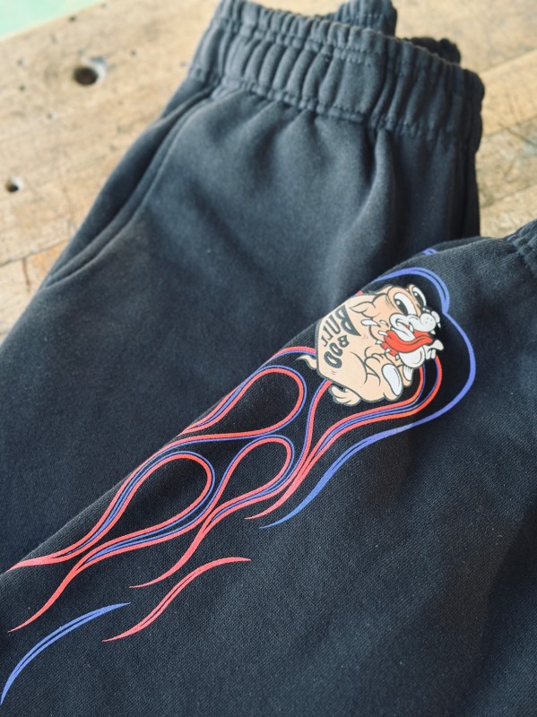 FIRE Pinstripe BULLDOG Owner's sweatpants