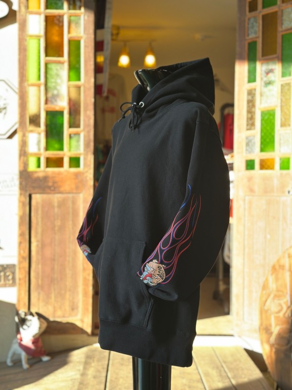 FIRE Pinstripe BULLDOG Owner's hoodie