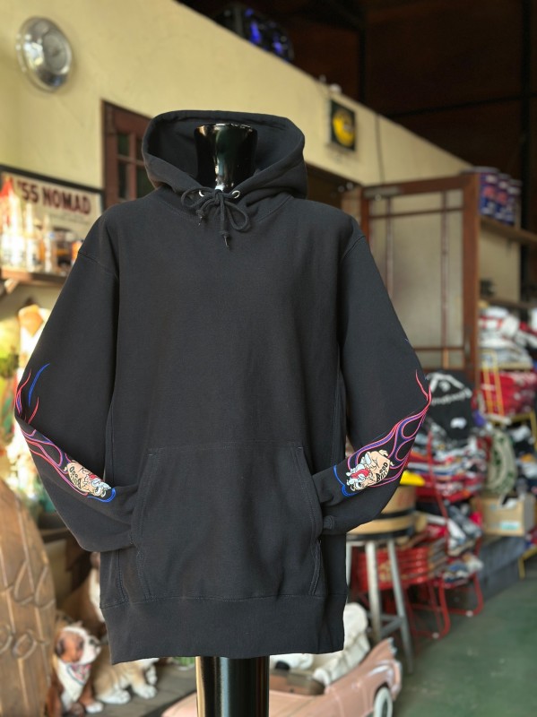 FIRE Pinstripe BULLDOG Owner's hoodie