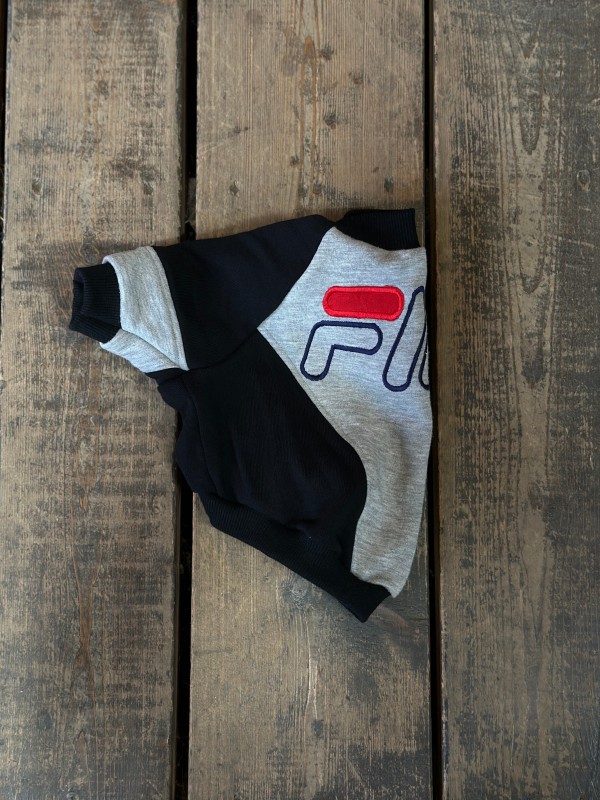 Vintage sport sweat　French bulldog S