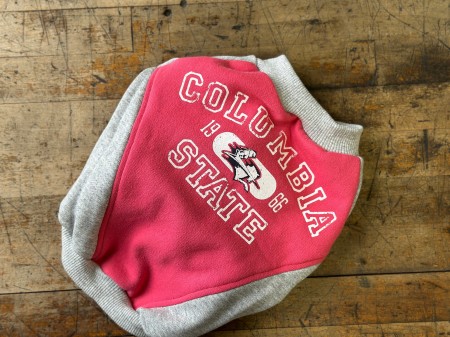 Vintage sport sweat　French bulldog S