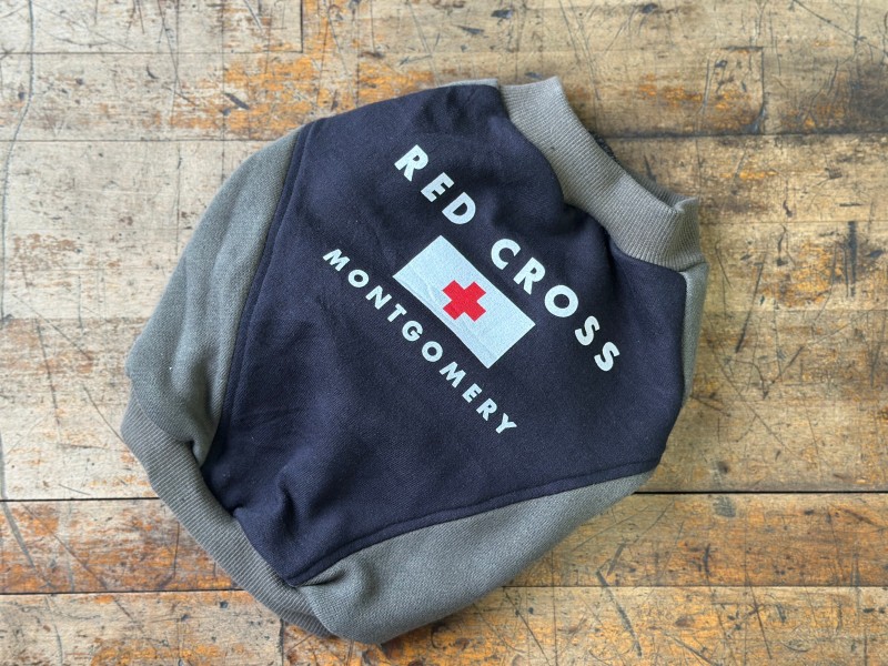 Vintage sport sweat　French bulldog S