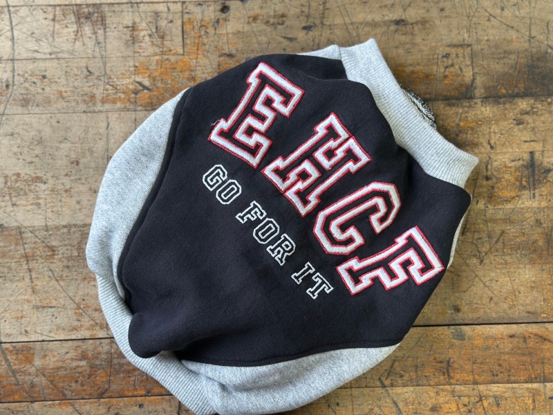 Vintage sport sweat　French bulldog L