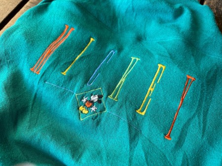 Vintage!キャラクターSWEAT　ENGLISH Bulldog L　*リブ一部色違い