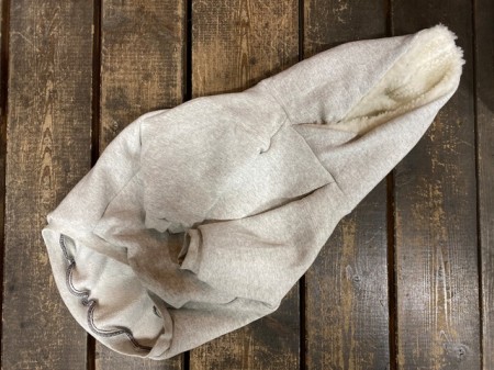 Vintage!! フードボアパーカー　English bulldog 　L