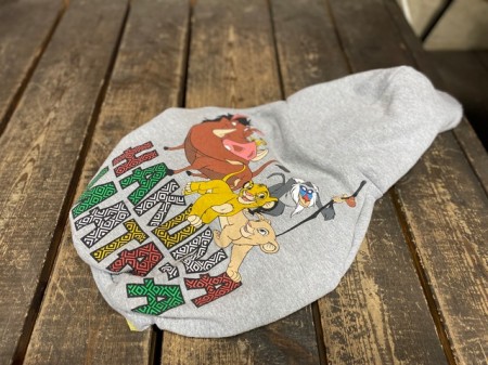 Vintage!! フードボアパーカー　English bulldog 　L