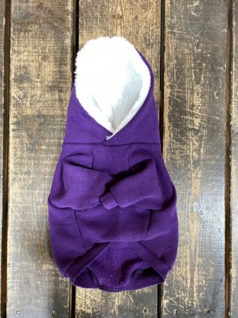 Vintage!! フードボアパーカー　French bulldog 　L