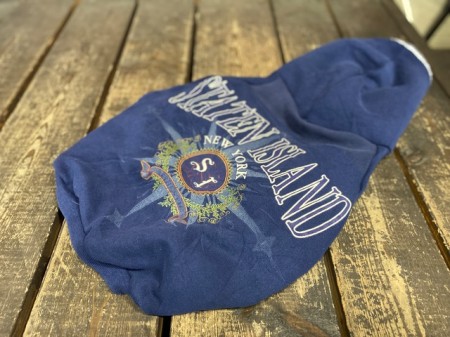 Vintage!! フードボアパーカー　English bulldog 　L