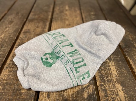 Vintage!! フードボアパーカー　French bulldog 　XL