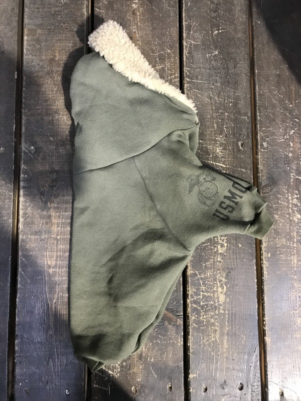 限定‼️USMC フードボアパーカー　English Bulldog