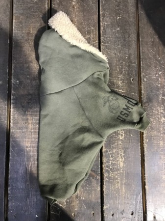 限定‼️USMC フードボアパーカー　English Bulldog